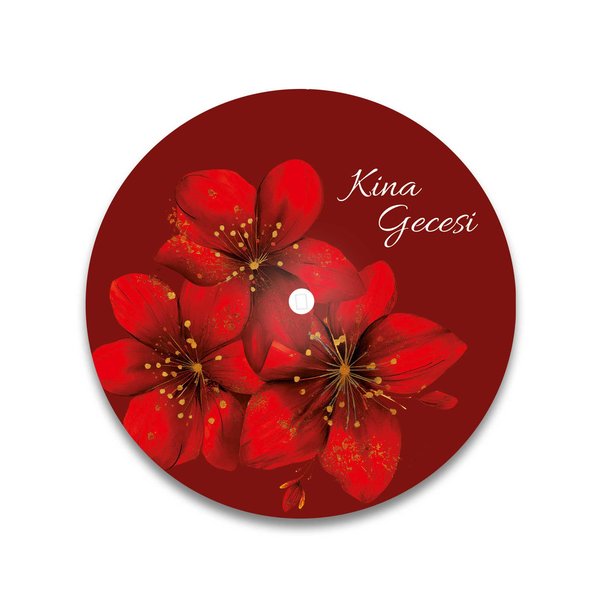 Wild Romance LED-Untersetzer – Kına Gecesi Henna-Abend – Detailansicht