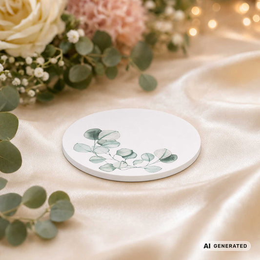 Eukalyptus Untersetzer – Hochzeit – Produktfoto